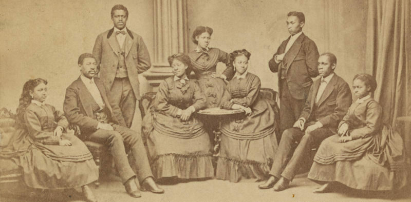 Group photo of the Fisk Jubilee Singers